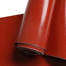 Load image into Gallery viewer, ผ้าซิลิก้าเคลือบยางซิลิโคน 2 ด้าน Silicone Coated Silica Fabric Width 920mm,&nbsp;Thickness 0.8mm Code: FC-S-SI2-M080