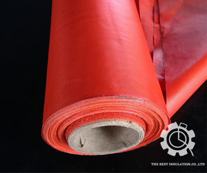 ผ้าใยแก้วเคลือบซิลิโคน Silicone Coated Cloth อุณหภูมิใช้งาน 260 ํC ขนาด 1mm X 1.5m X 45m (SC800)